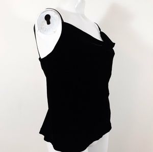 Vintage y2k SILK Velvet Bias Cut cami tank top Banana republic Goth Glam